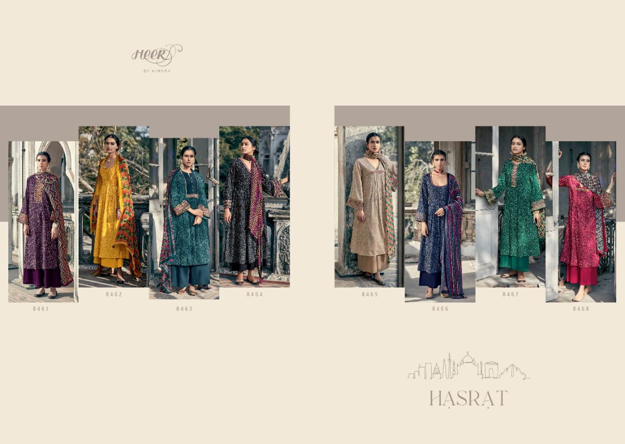 KIMORA PAKIZA Heavy Fancy Designer Pure Finest Cotton Print With Embroidered Salwar Suit Collection